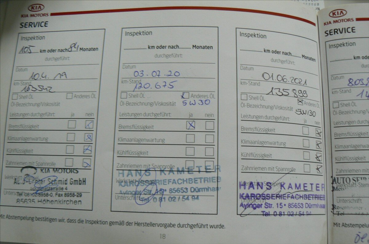 KIA Carens Hatchback 1,6 l 94 kw