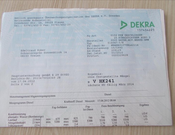 BMW Řada 5 Sedan 2,5 l 105 kw