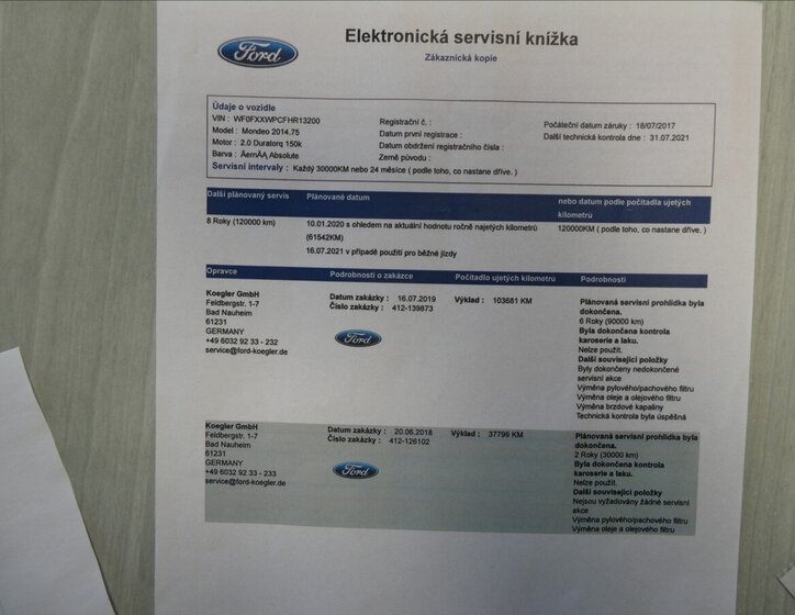 Ford Mondeo Kombi 2,0 l 110 kw