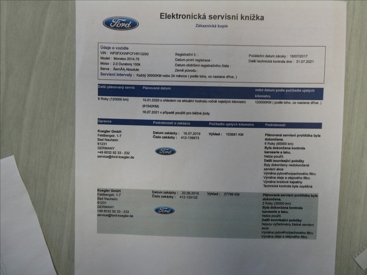 Ford Mondeo Kombi 2,0 l 110 kw