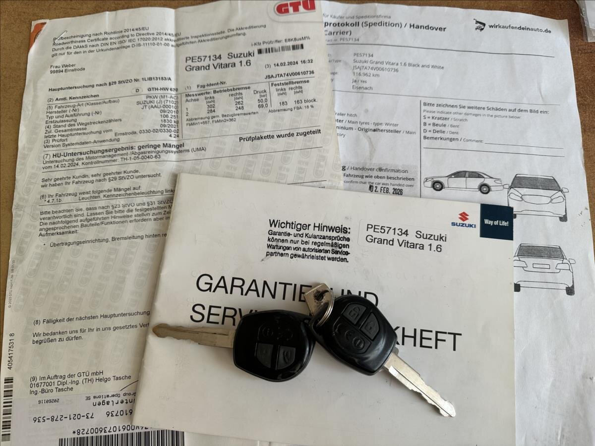 Suzuki Grand Vitara Hatchback 1,6 l 78 kw