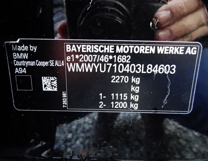 Mini Countryman Kombi 1,5 l 165 kw