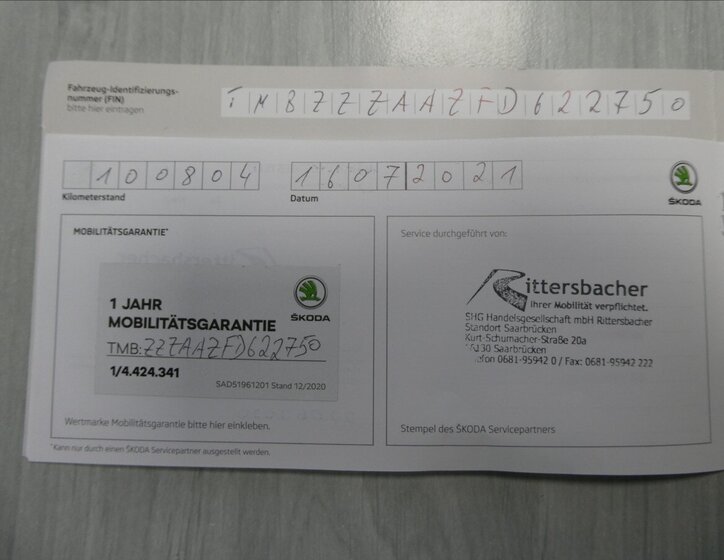 Škoda Citigo Hatchback 999,0 44 kw