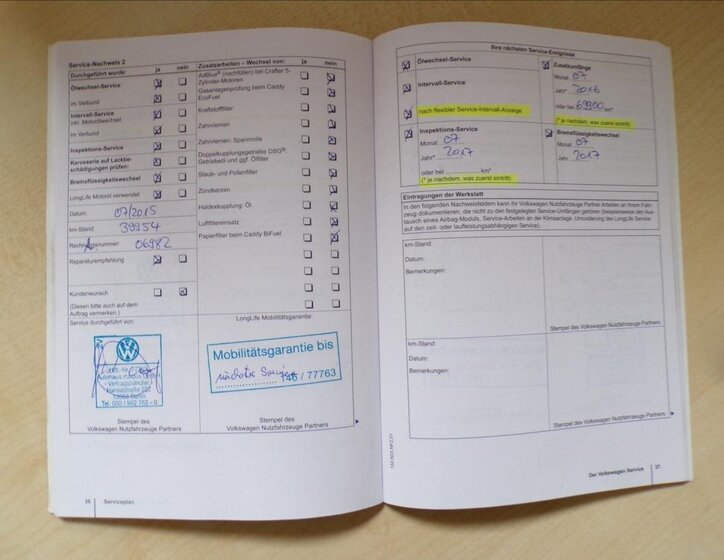 Volkswagen Caddy Kombi 2,0 l 103 kw