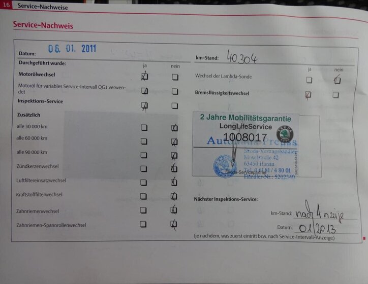 Škoda Octavia Kombi 1,8 l 118 kw