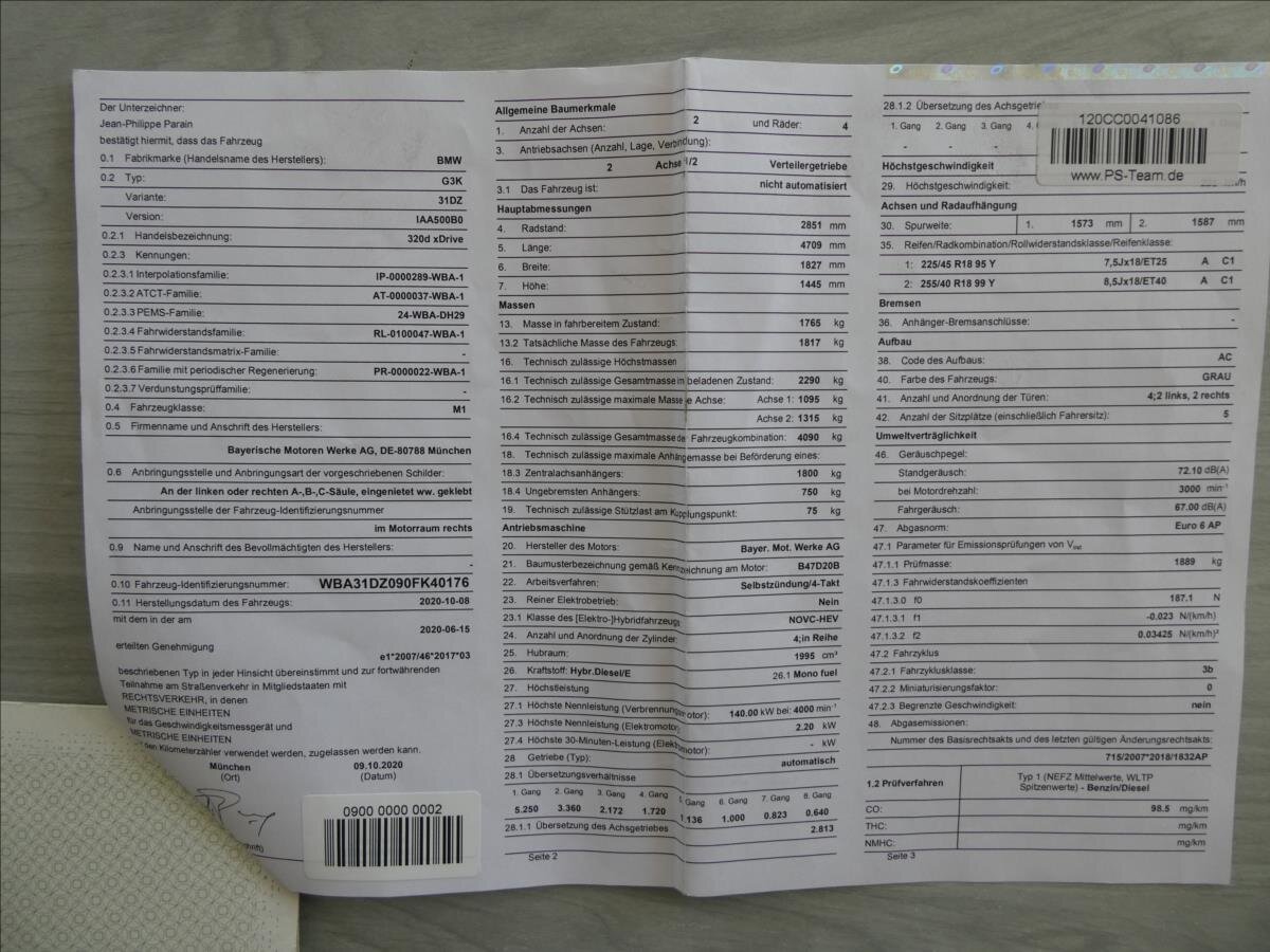 BMW Řada 3 Kombi 2,0 l 140 kw