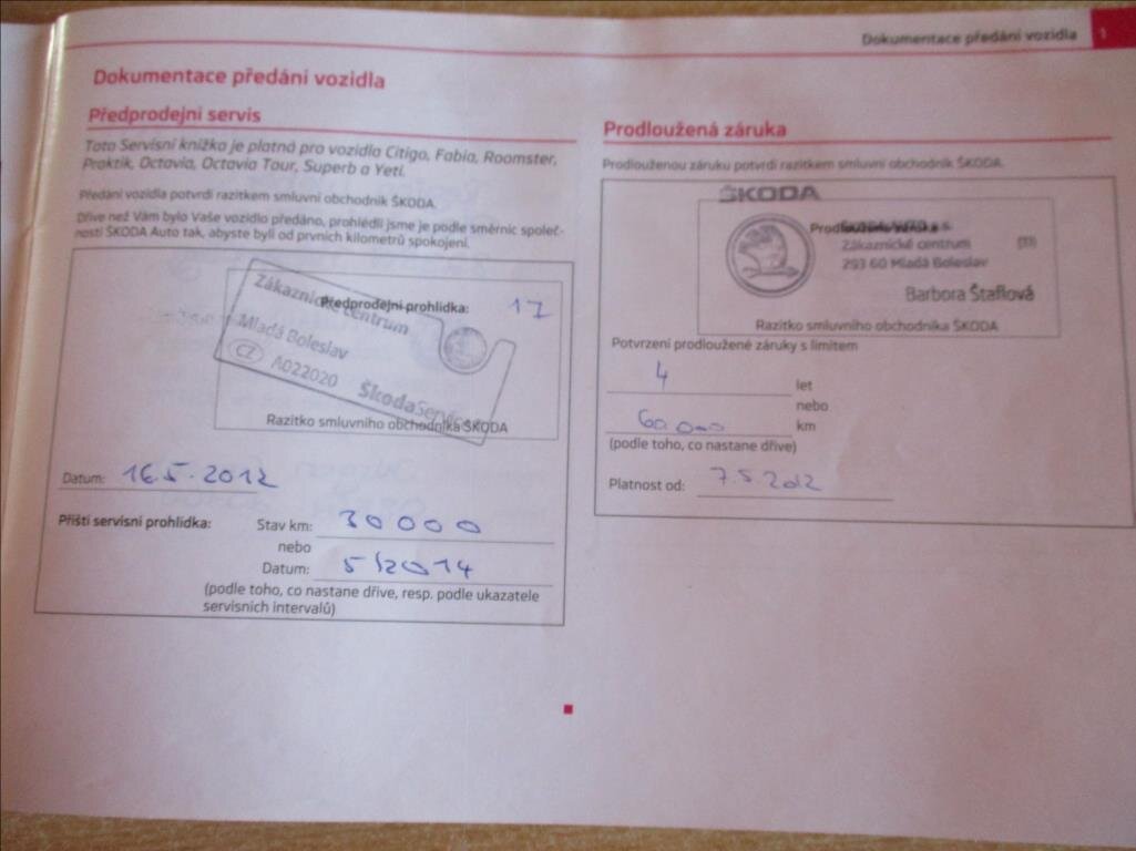 Škoda Fabia Kombi 1,2 l 63 kw