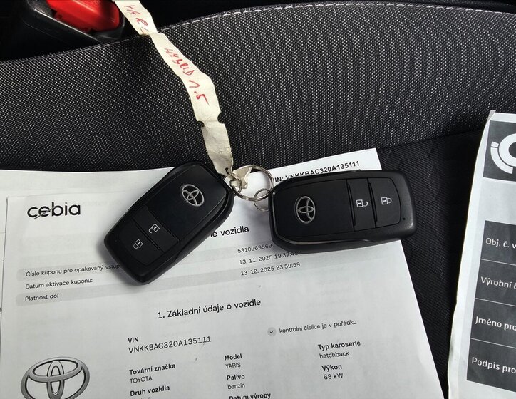 Toyota Yaris Hatchback 1,5 l 68 kw