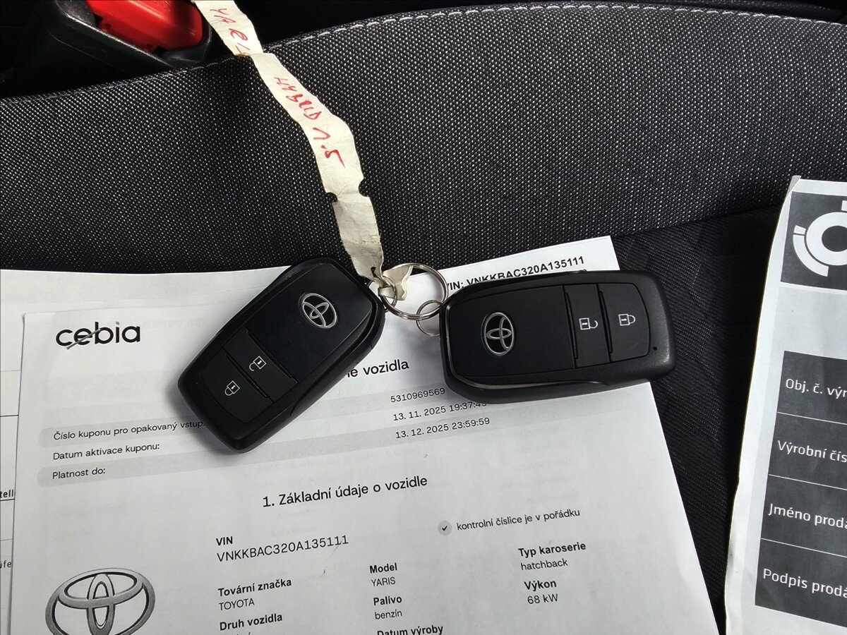 Toyota Yaris Hatchback 1,5 l 68 kw