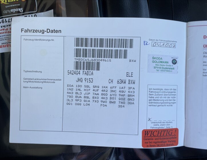 Škoda Fabia Hatchback 1,4 l 63 kw