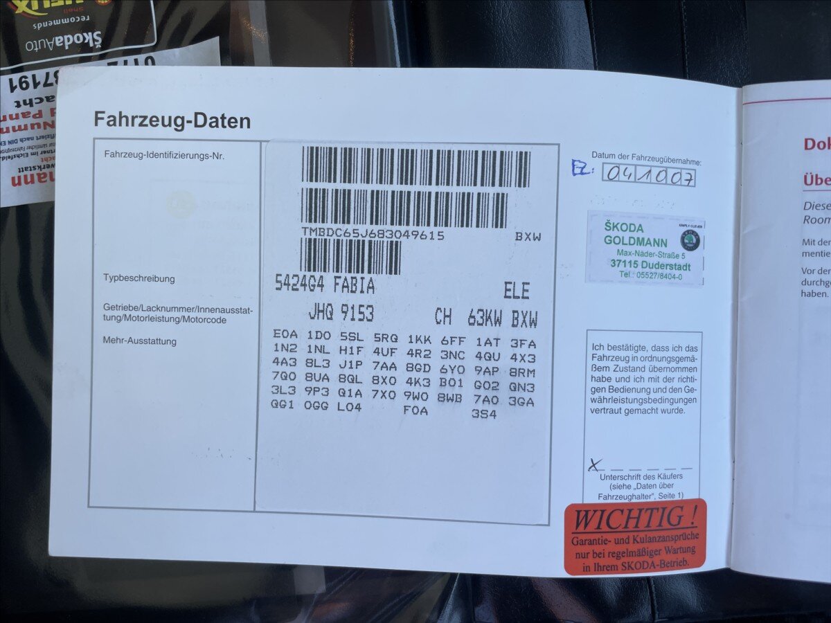 Škoda Fabia Hatchback 1,4 l 63 kw