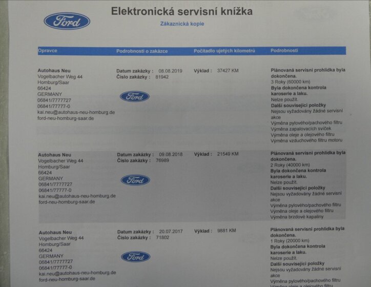 Ford B-MAX MPV 998,0 74 kw
