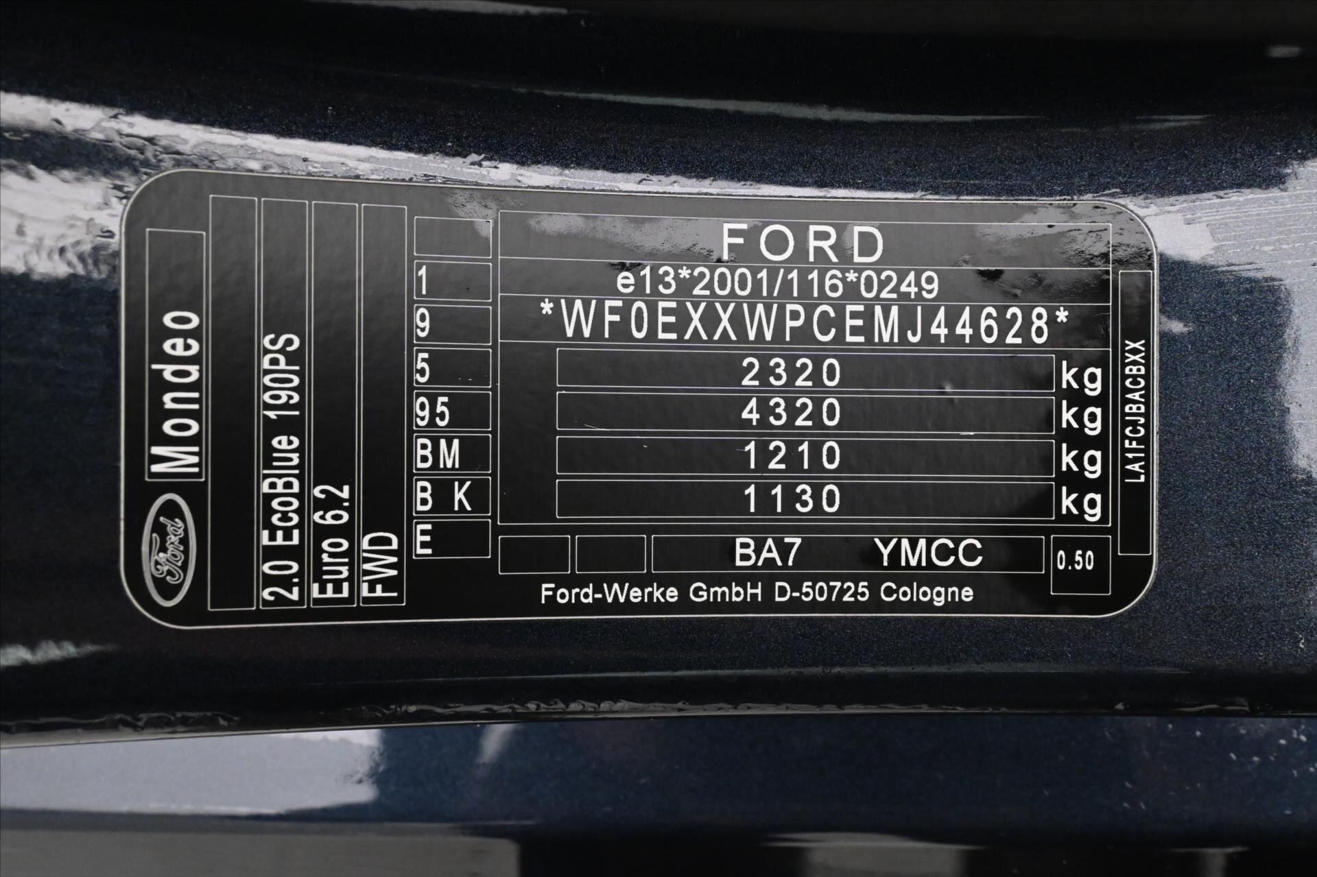 Ford Mondeo Sedan 2,0 l 140 kw