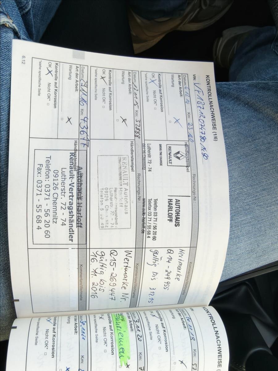 Renault Mégane Hatchback 1,6 l 74 kw