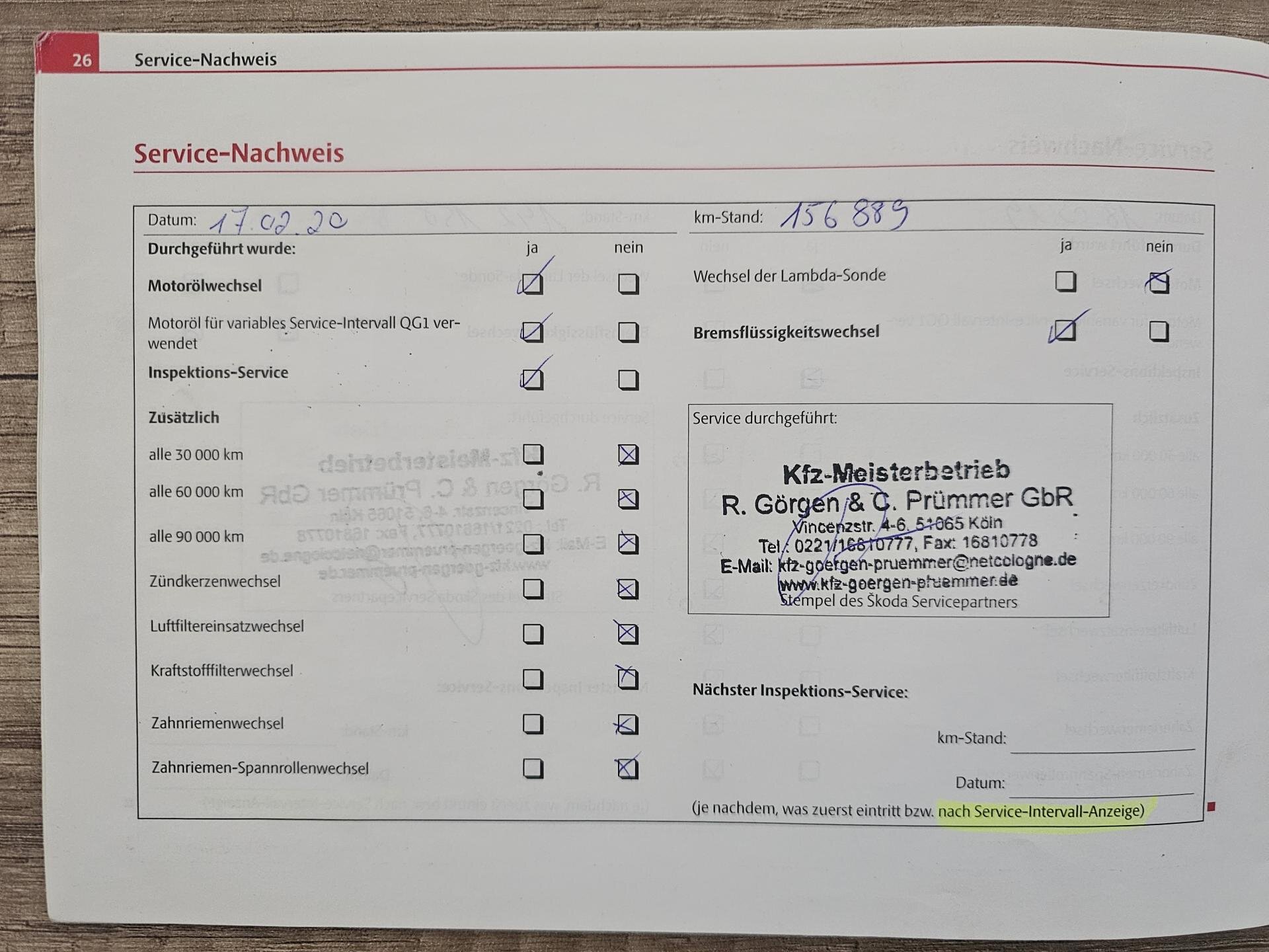 Škoda Octavia Kombi 2,0 l 103 kw