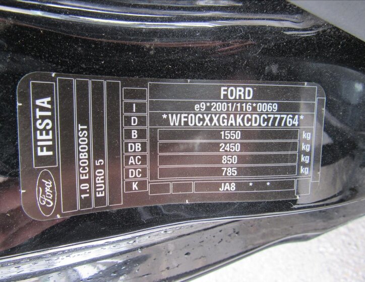 Ford Fiesta Hatchback 998,0 92 kw