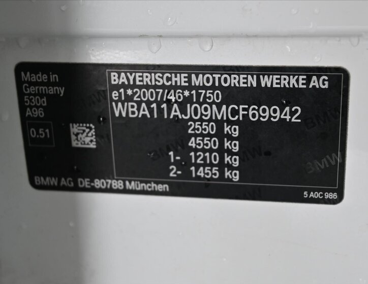 BMW Řada 5 Kombi 3,0 l 210 kw