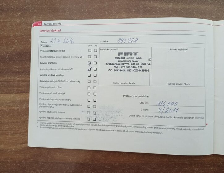 Škoda Octavia Sedan / Limuzína 1,6 l 77 kw