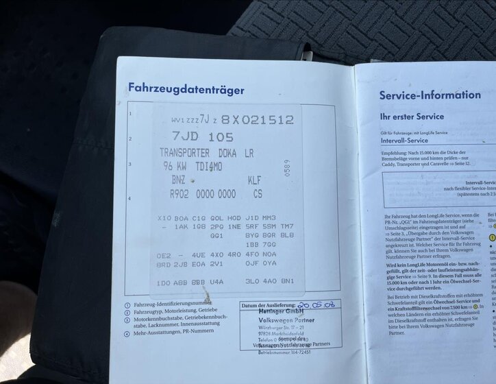 Volkswagen Transporter Valník 2,5 l 96 kw