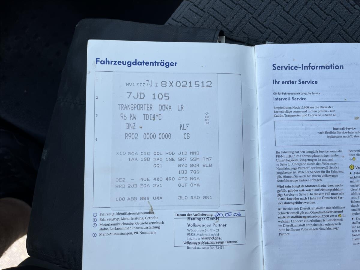 Volkswagen Transporter Valník 2,5 l 96 kw