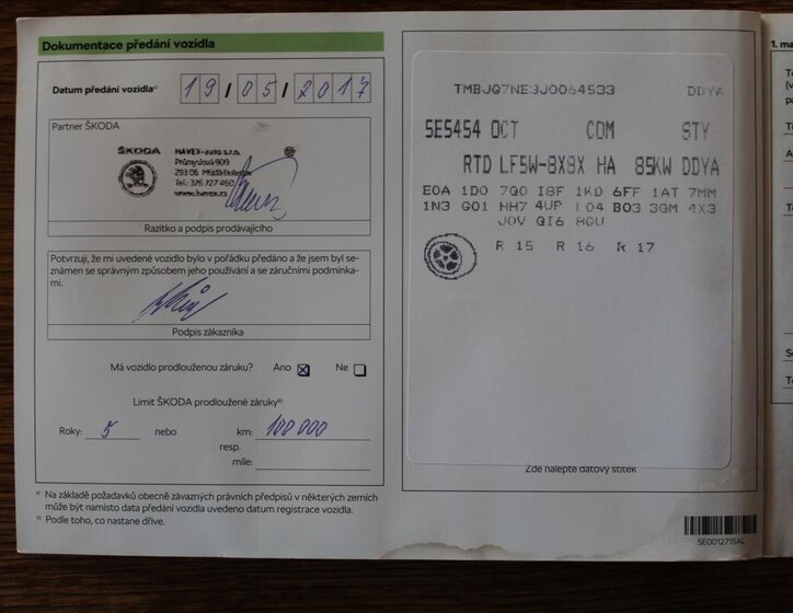 Škoda Octavia Kombi 1,6 l 85 kw