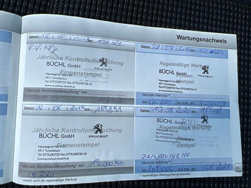 Peugeot 5008 MPV 2,0 l 120 kw