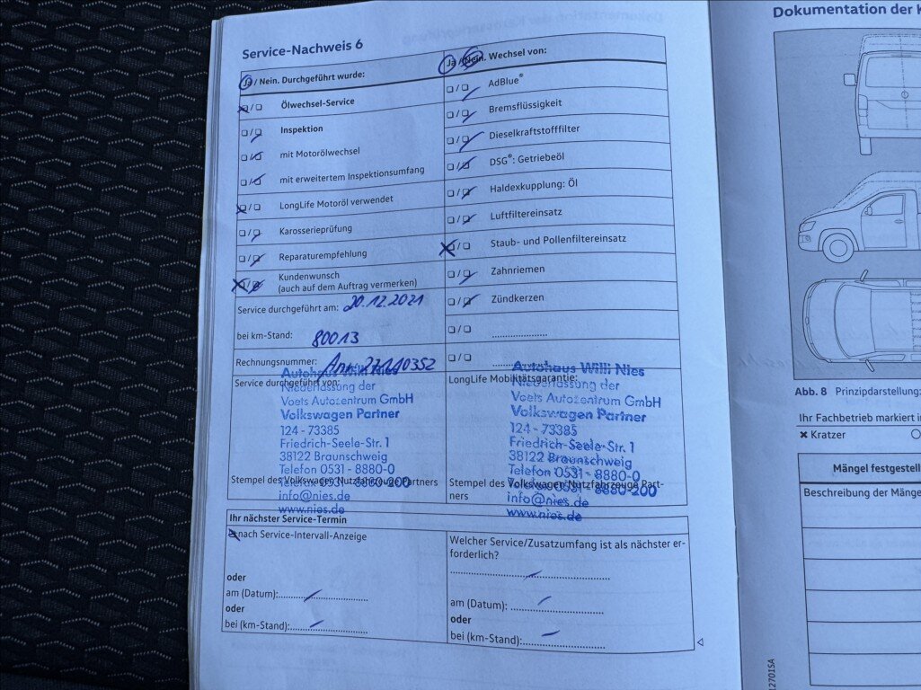 Volkswagen Caddy Kombi 2,0 l 75 kw