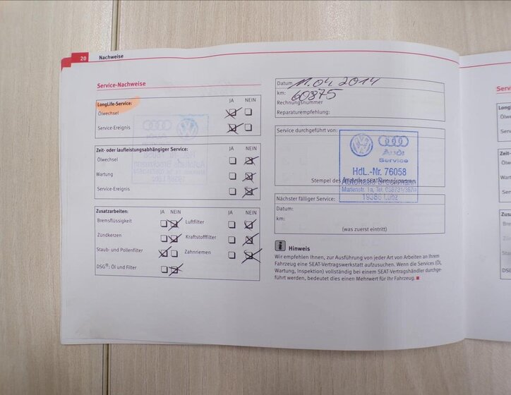 Seat Alhambra Kombi 2,0 l 125 kw