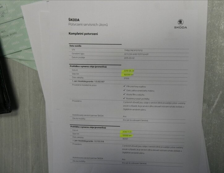 Škoda Octavia Kombi 1,6 l 77 kw