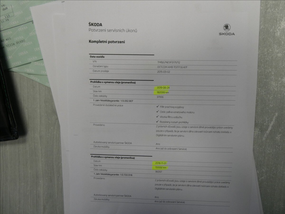 Škoda Octavia Kombi 1,6 l 77 kw