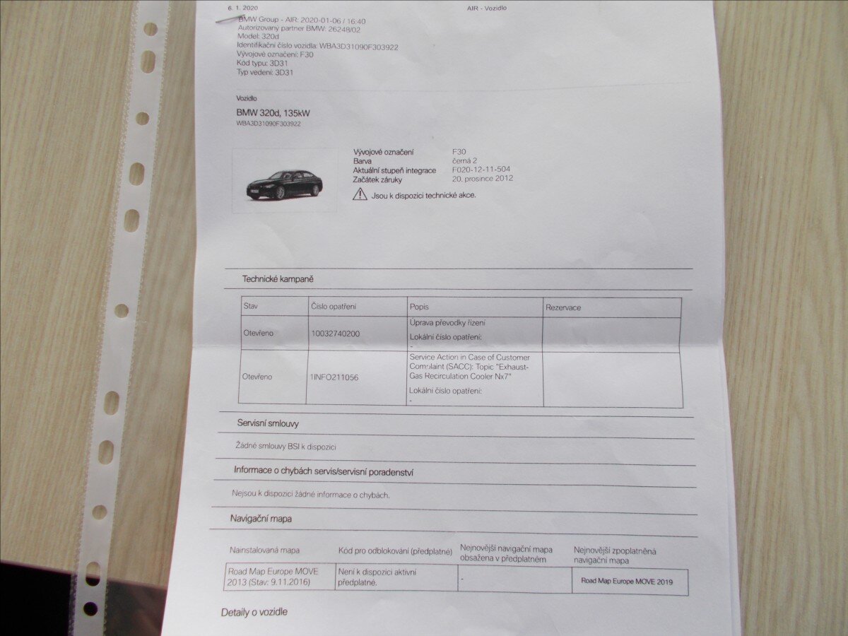 BMW Řada 3 Sedan / Limuzína 2,0 l 135 kw