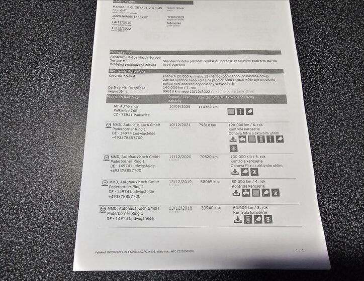 Mazda 6 Kombi 2,0 l 107 kw