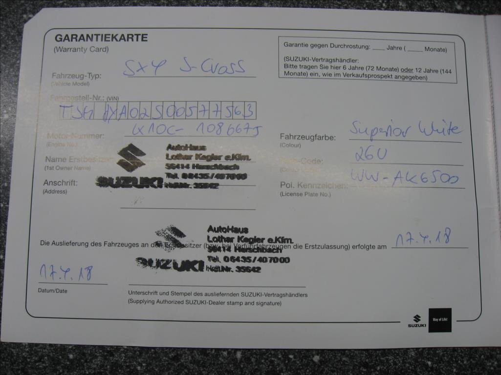 Suzuki S-Cross Hatchback 998,0 82 kw