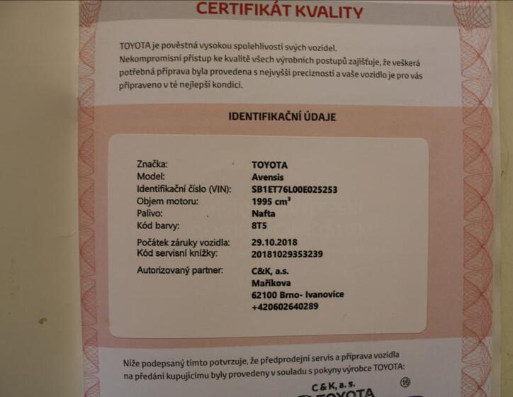 Toyota Avensis 33