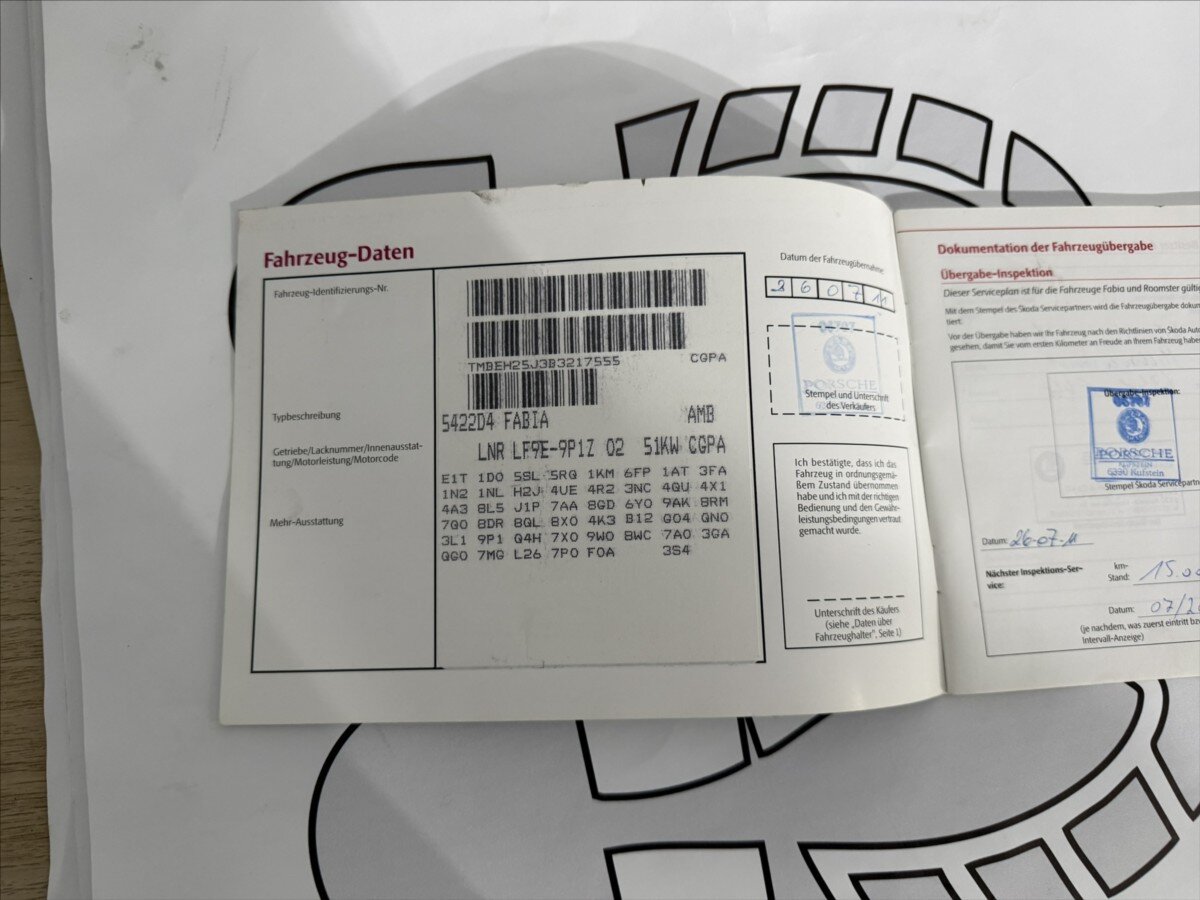 Škoda Fabia Hatchback 1,2 l 51 kw