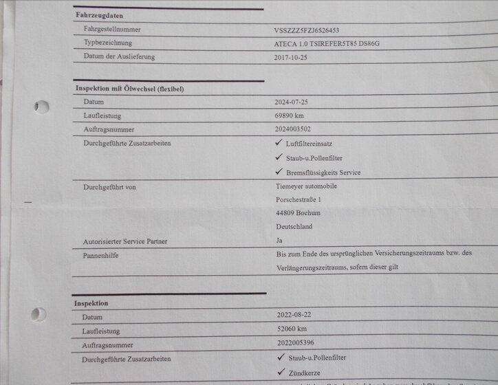 Seat Ateca SUV / Terénní 999,0 85 kw