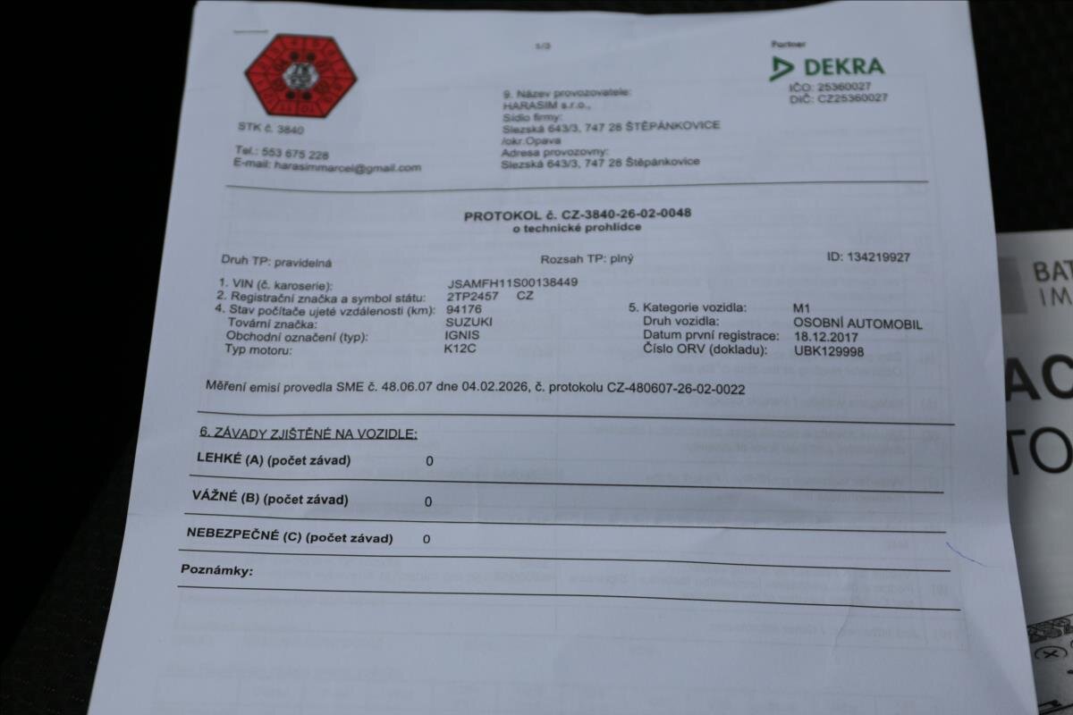 Suzuki Ignis Hatchback 1,2 l 66 kw