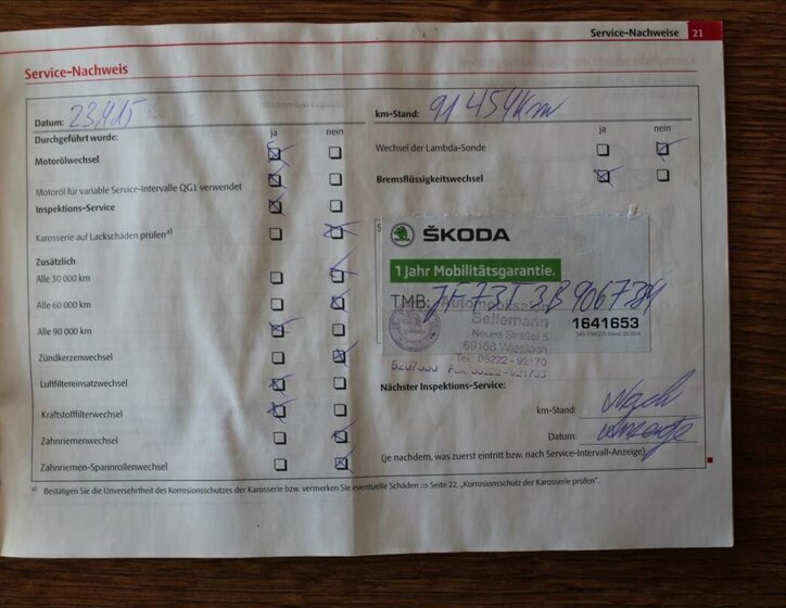 Škoda Superb Kombi 2,0 l 125 kw