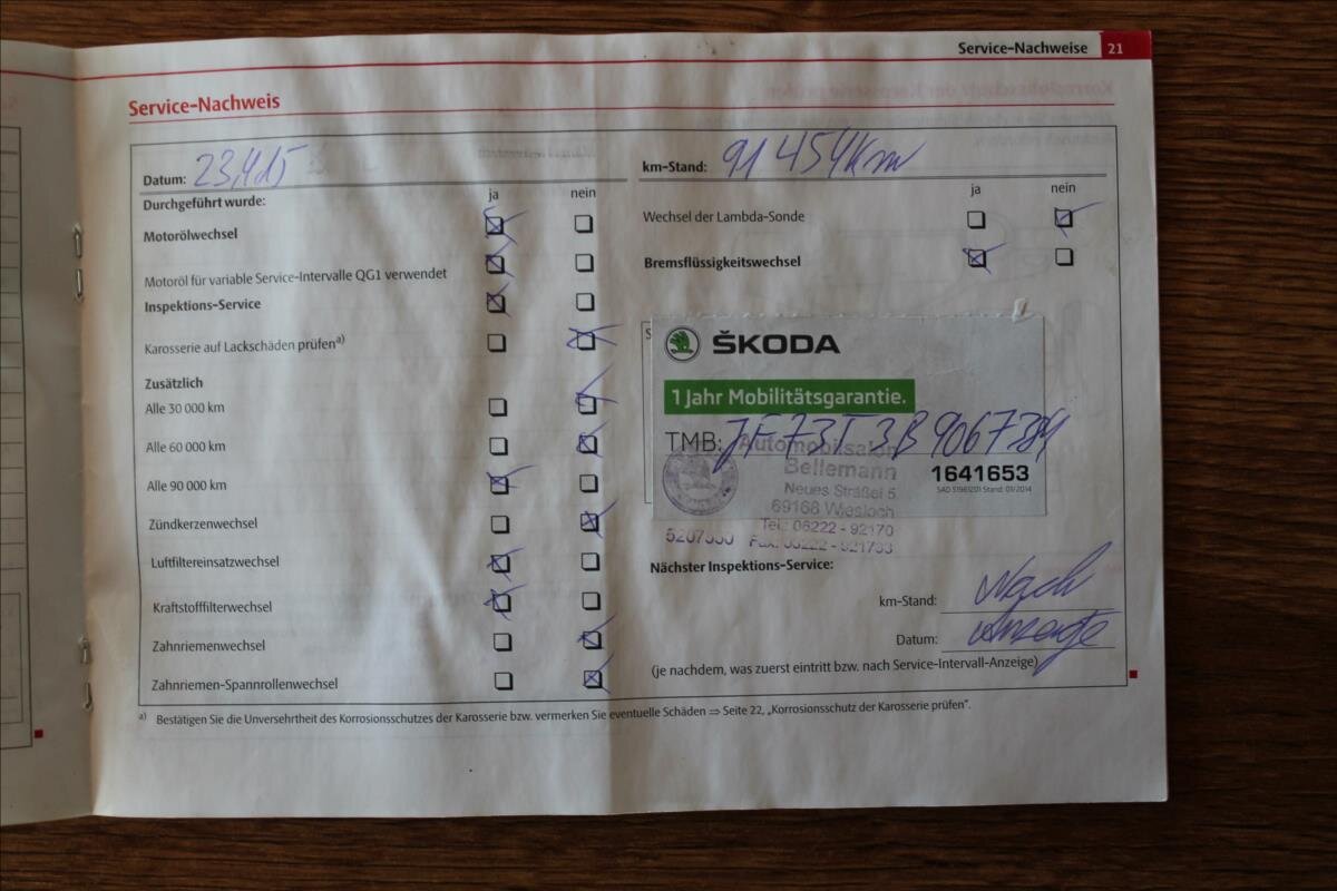 Škoda Superb Kombi 2,0 l 125 kw