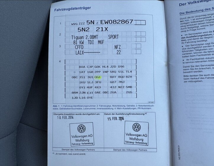 Volkswagen Tiguan SUV / Terénní 2,0 l 81 kw