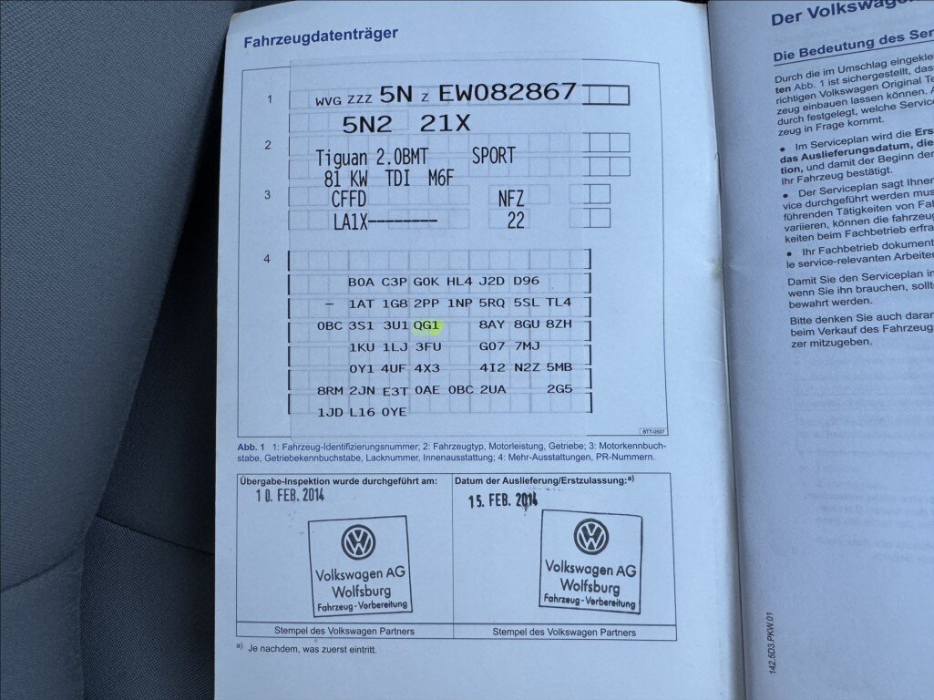 Volkswagen Tiguan SUV / Terénní 2,0 l 81 kw