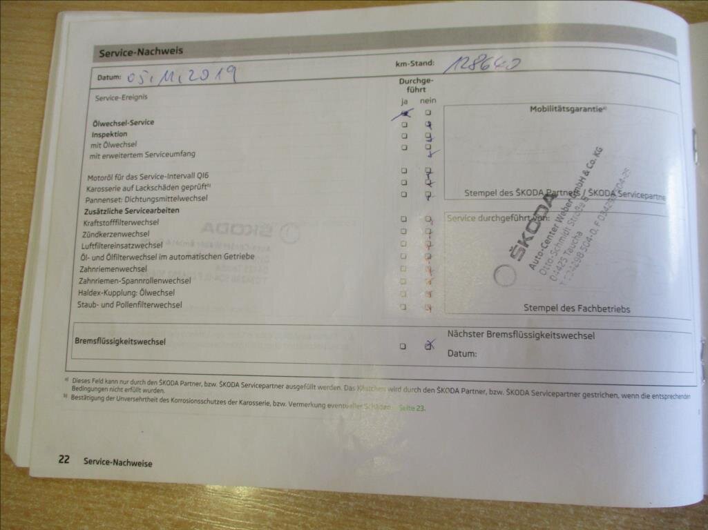 Škoda Octavia Kombi 2,0 l 110 kw