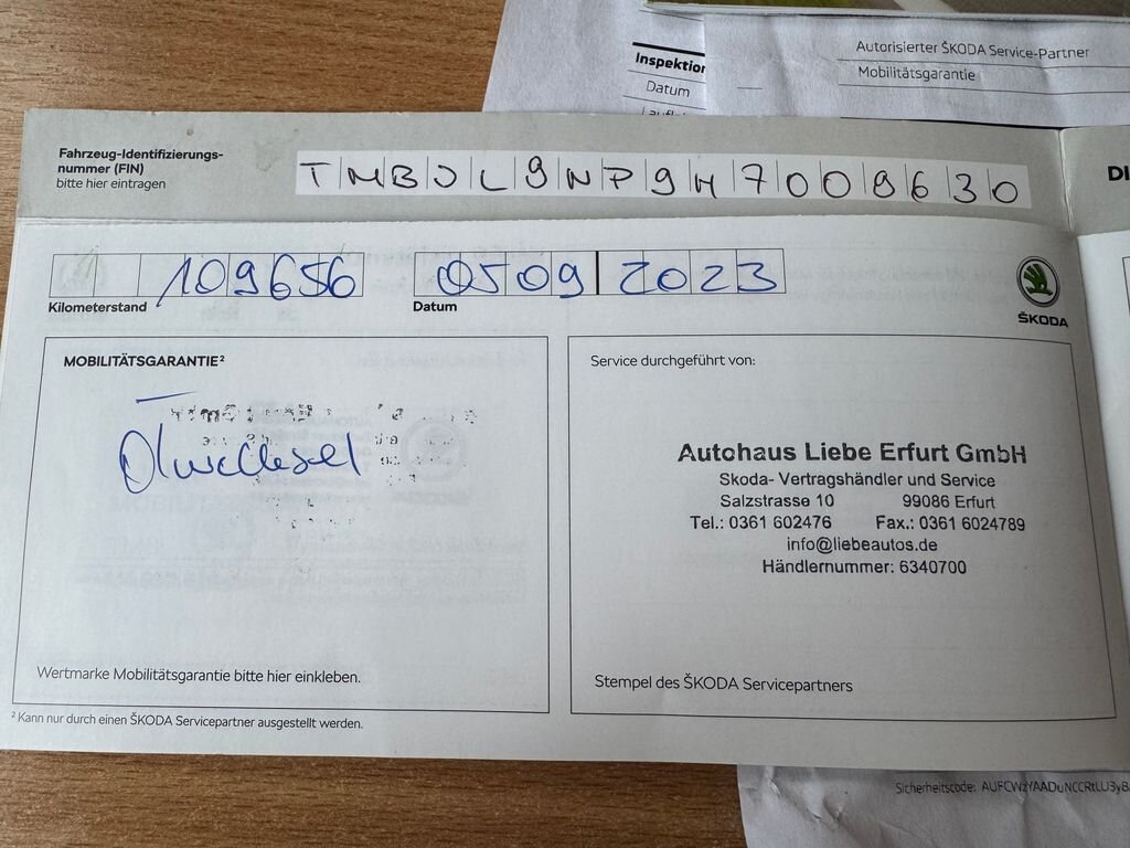 Škoda Superb Kombi 1,8 l 132 kw