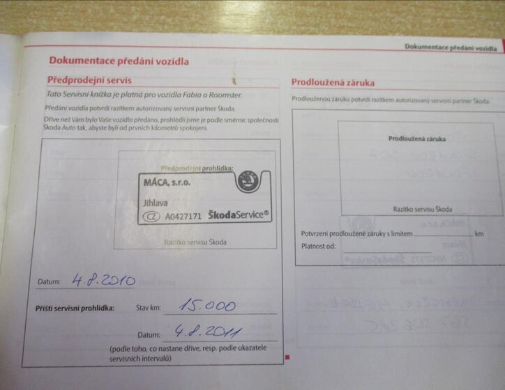 Škoda Fabia Hatchback 1,2 l 63 kw