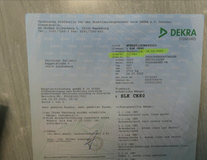 Volkswagen Passat Kombi 1,4 l 90 kw