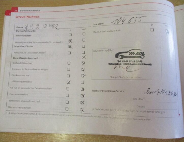 Škoda Fabia Hatchback 1,2 l 77 kw