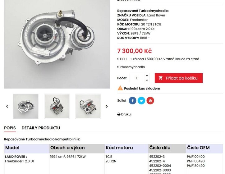 Land Rover Freelander SUV 2,0 l 72 kw