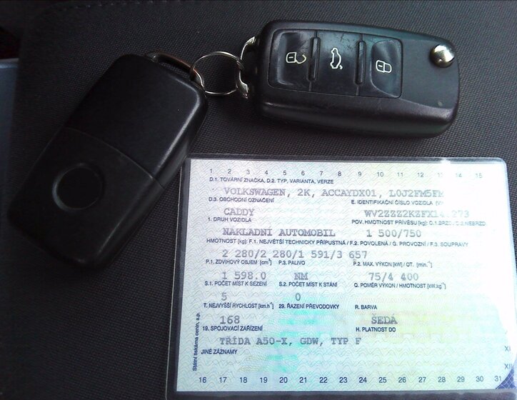 Volkswagen Caddy Kombi 1,6 l 75 kw