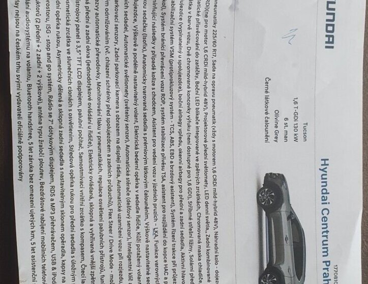 Hyundai Tucson SUV / Terénní 0,0 132 kw