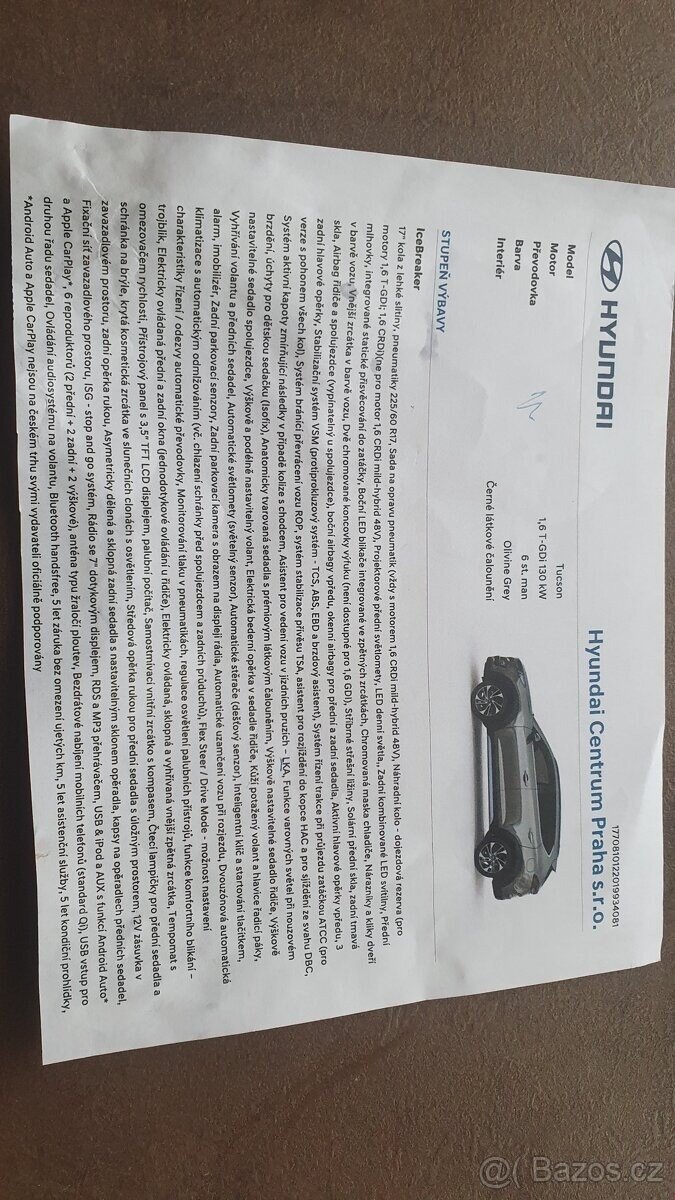 Hyundai Tucson SUV / Terénní 0,0 132 kw